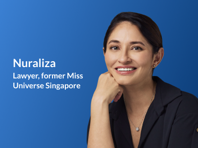 Lawyer, former Miss Universe Singapore, Endowus client - Nuraliza Osman